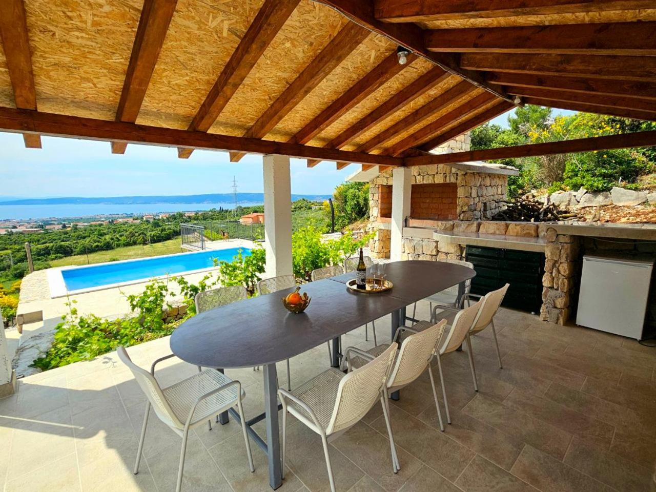 Villa Bepina, Surrounded By Sea, Olive, Vineyard Kastel Novi Luaran gambar